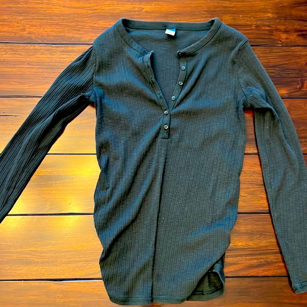 Maternity top. Deep green